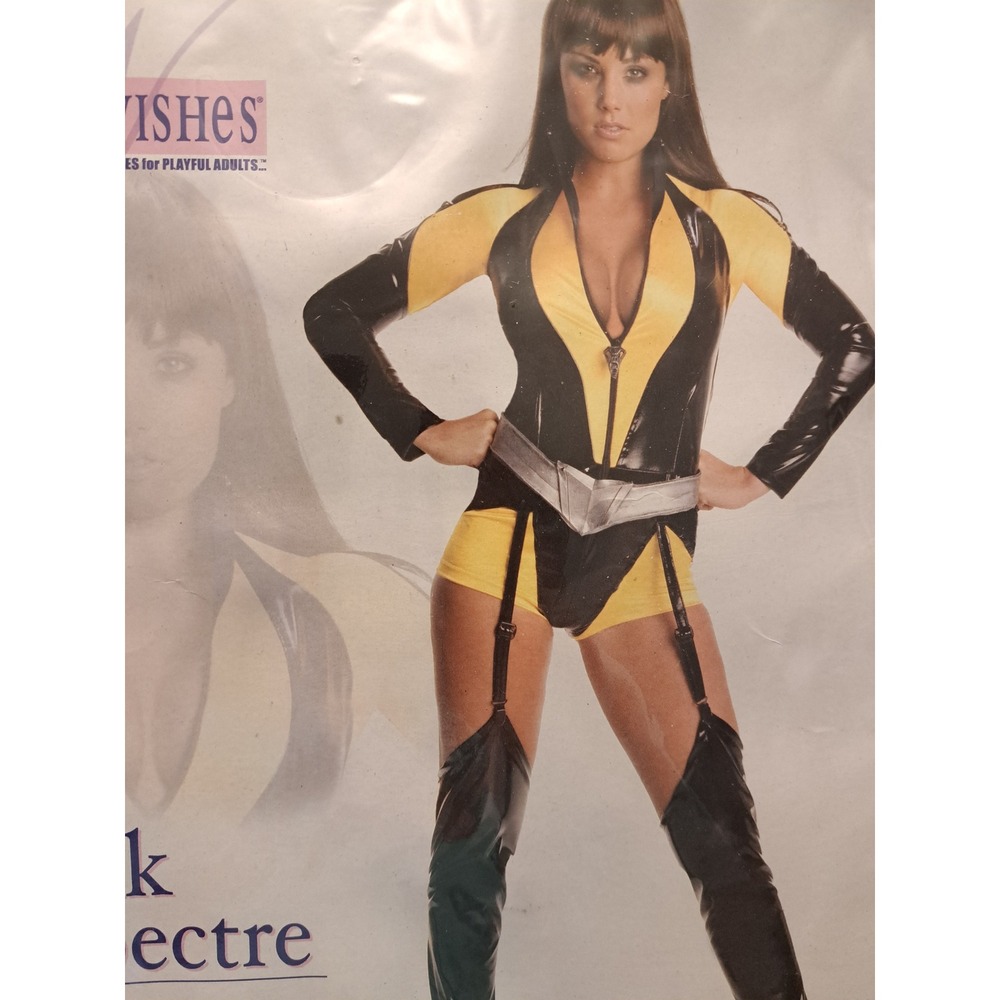 Rubies Secret Wishes Watchmen Silk Spectre Costume Romper Set Large 10-14 889100